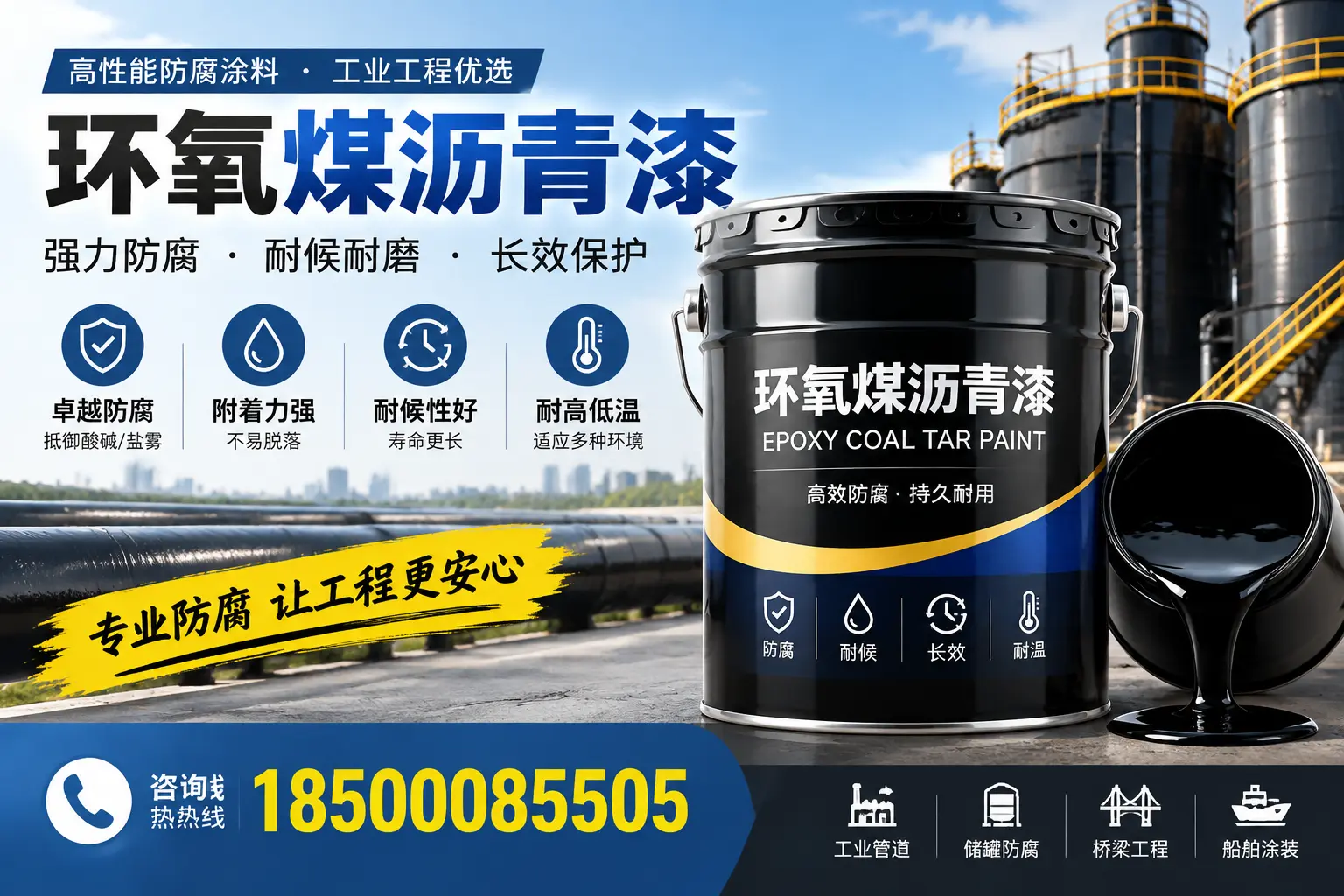 环氧煤沥青漆的施工方法与注意事项，确保在白银顺利完成