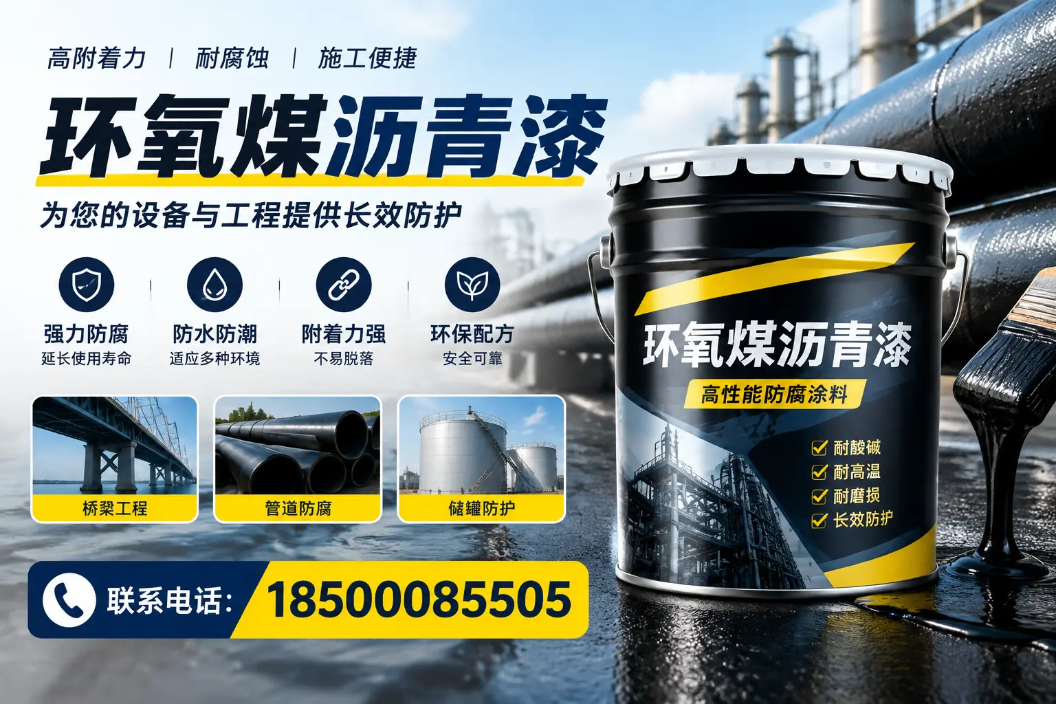 环氧煤沥青漆与其他涂料的对比分析，助力白银企业决策