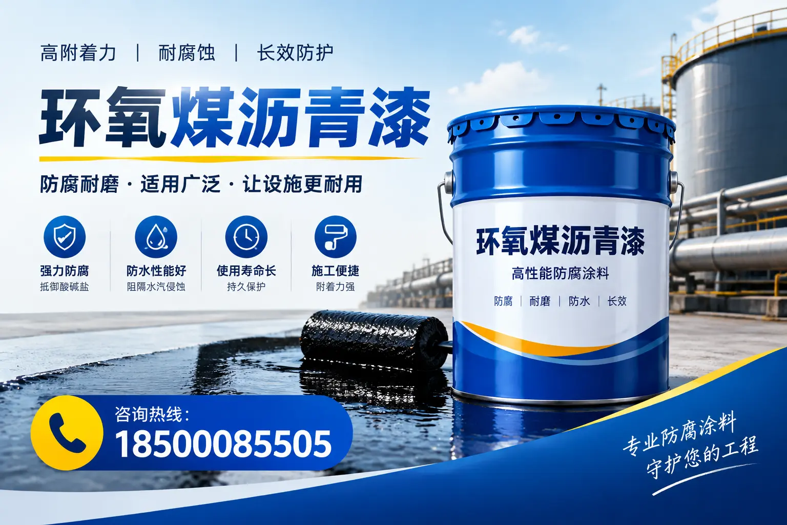 环氧煤沥青漆与其他涂料的对比分析,助力白银企业决策